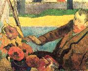 Paul Gauguin The Painter of Sunflowers oil painting reproduction